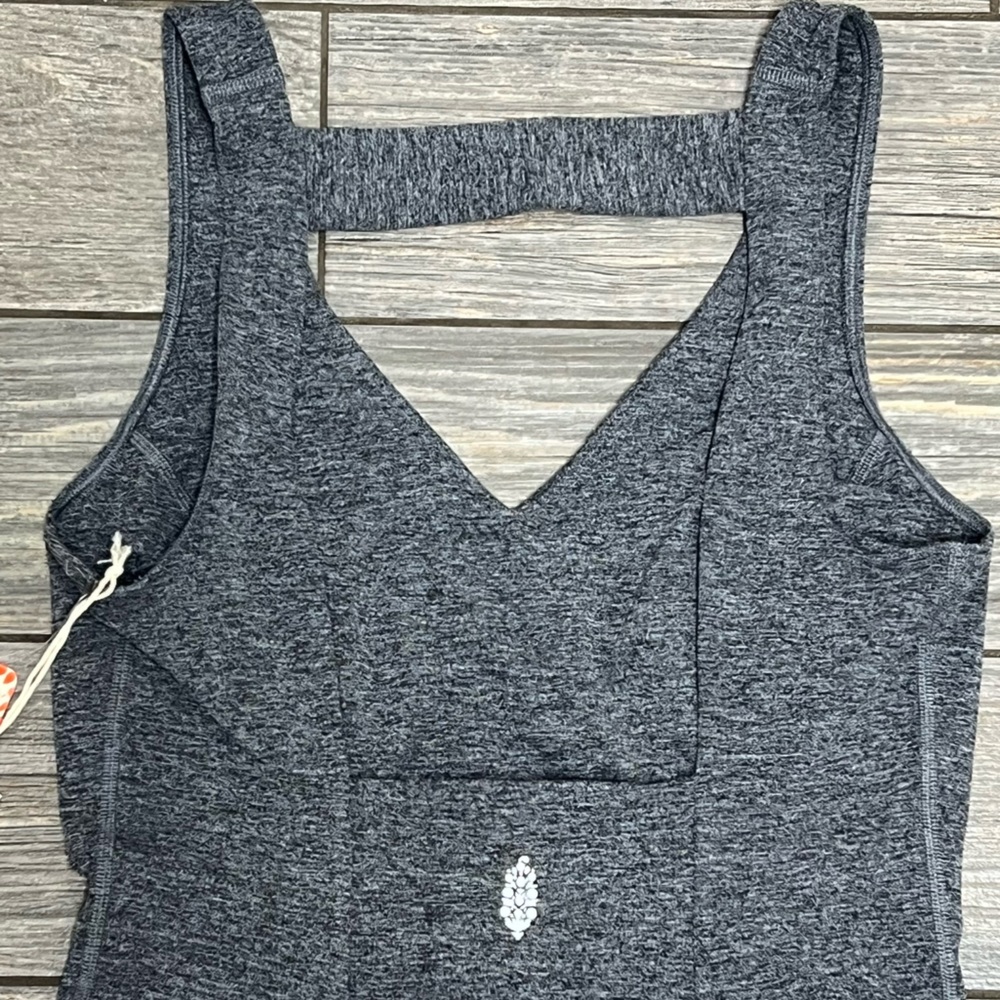 FP Movement Hatch Maternity Jumpsuit Small Never Better One Piece Black Heather - Picture 9 of 16